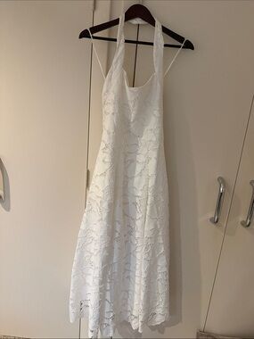 nicholas the label arella polka dot silk halterneck maxi dress Nicholas the Label Arella Polka Dot Silk Halterneck Maxi Dress